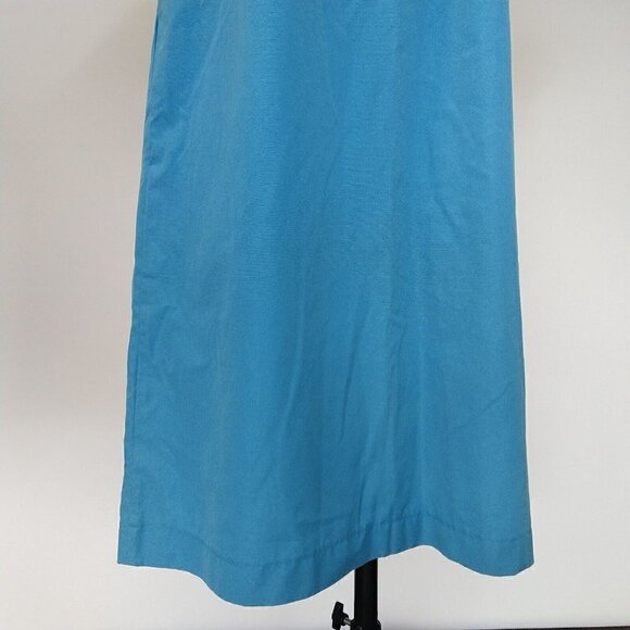 Vintage Hong Kong Girl Guides Uniform Dress Size M Blue 1970's Schoolgirl Scouts - Picture 7 of 12